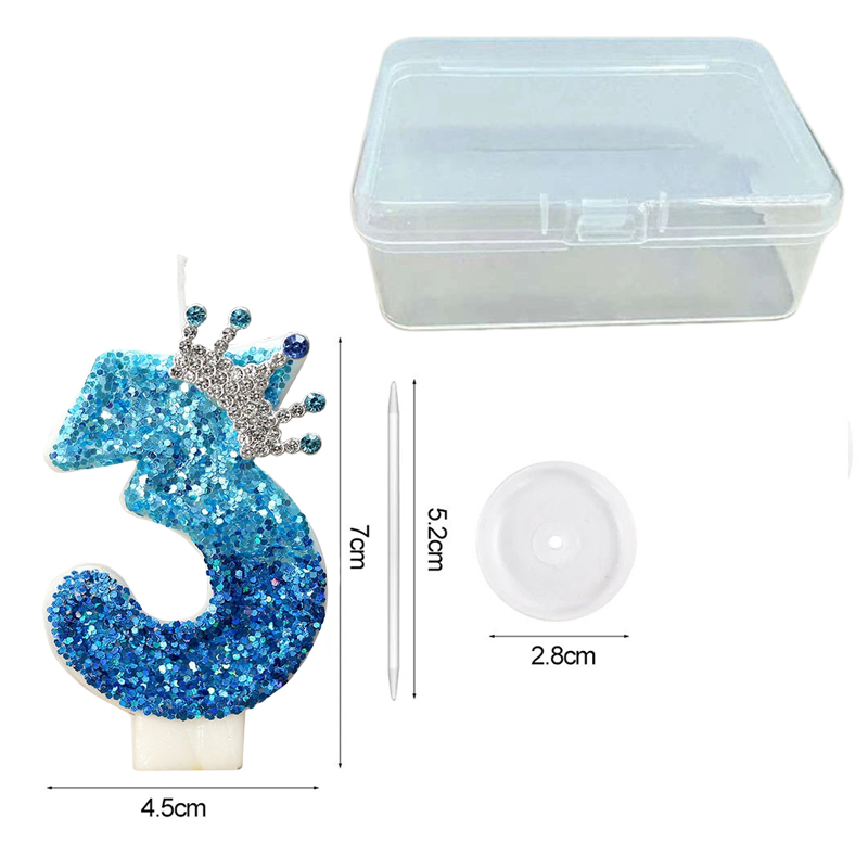 Vela Digital Criativa Azul Pav - Candle Supplies Free Shipping avaliação e preço