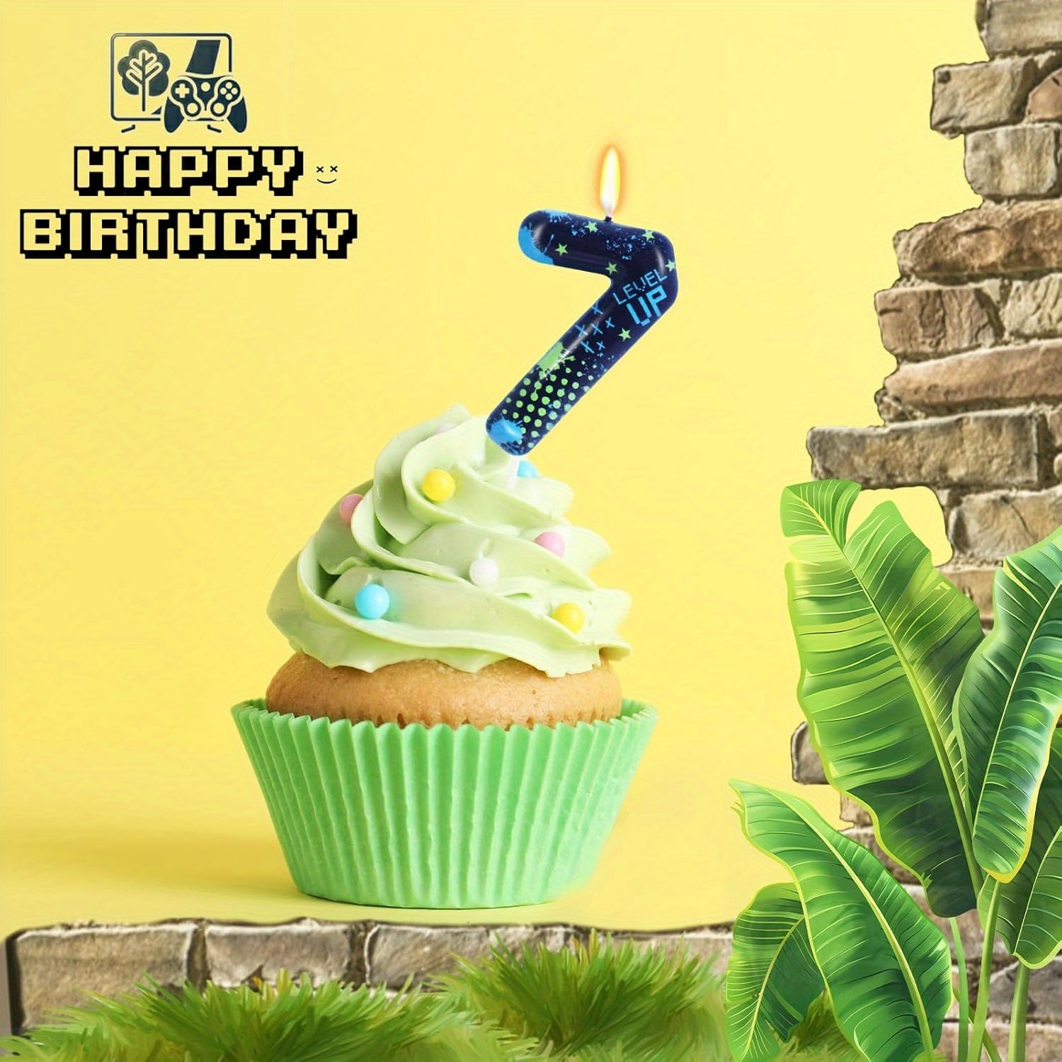 Velas de Aniversário Game Boy  - Candle Supplies Free Shipping avaliação e preço