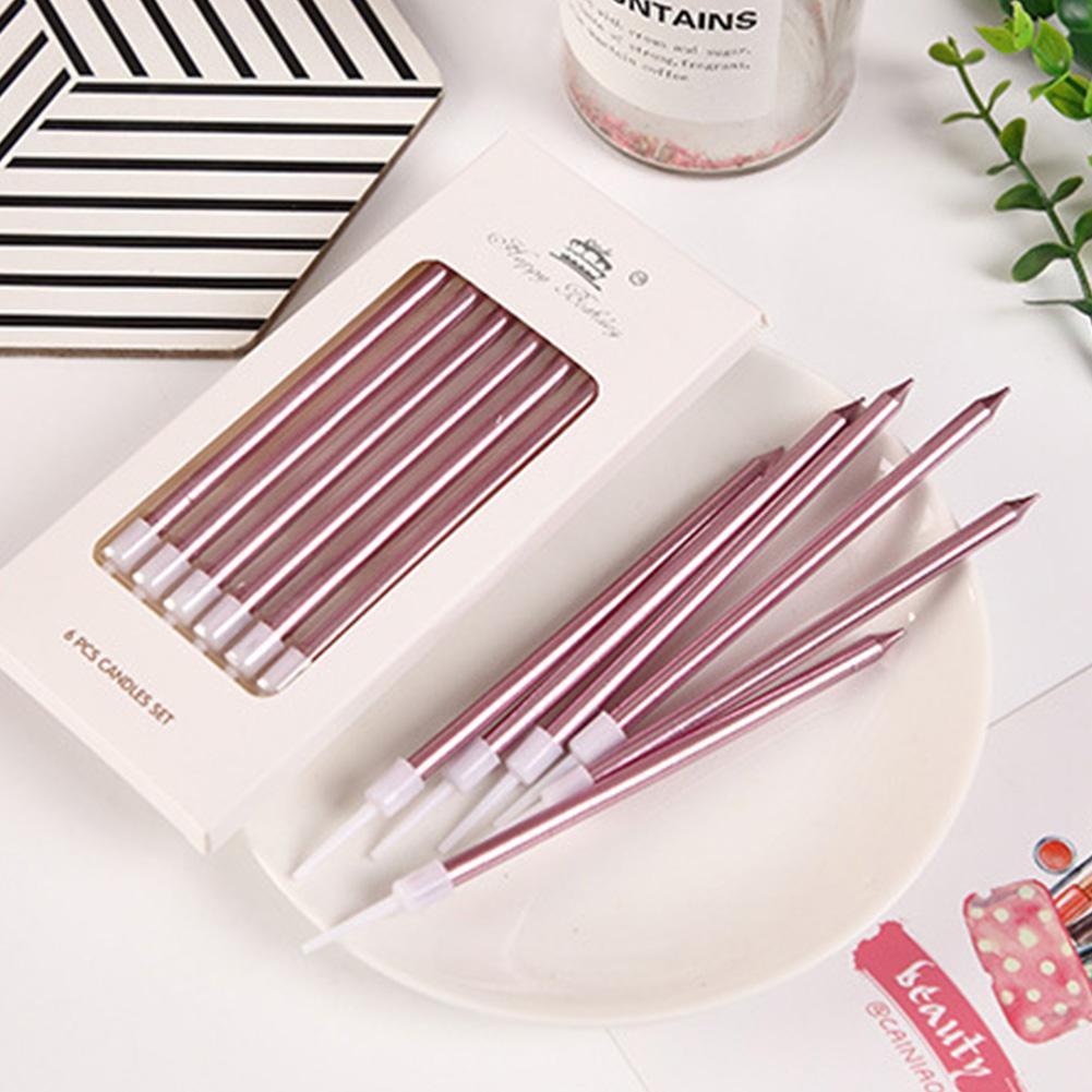 6/18 pçs metal ouro prata vela - Candle Supplies Free Shipping avaliação e preço